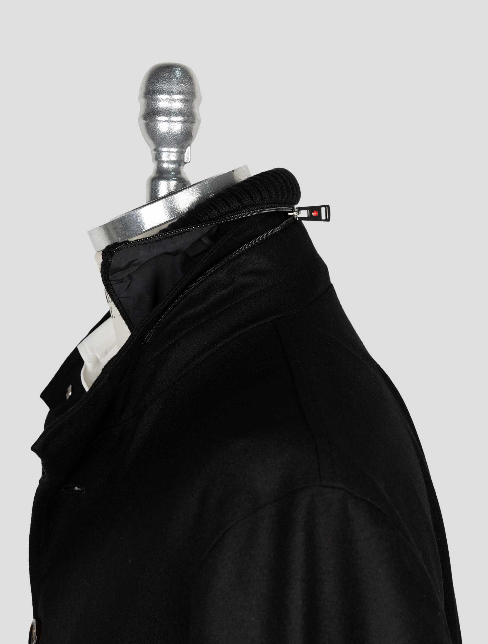 Черное кашемировое пальто Kired Pa Ea