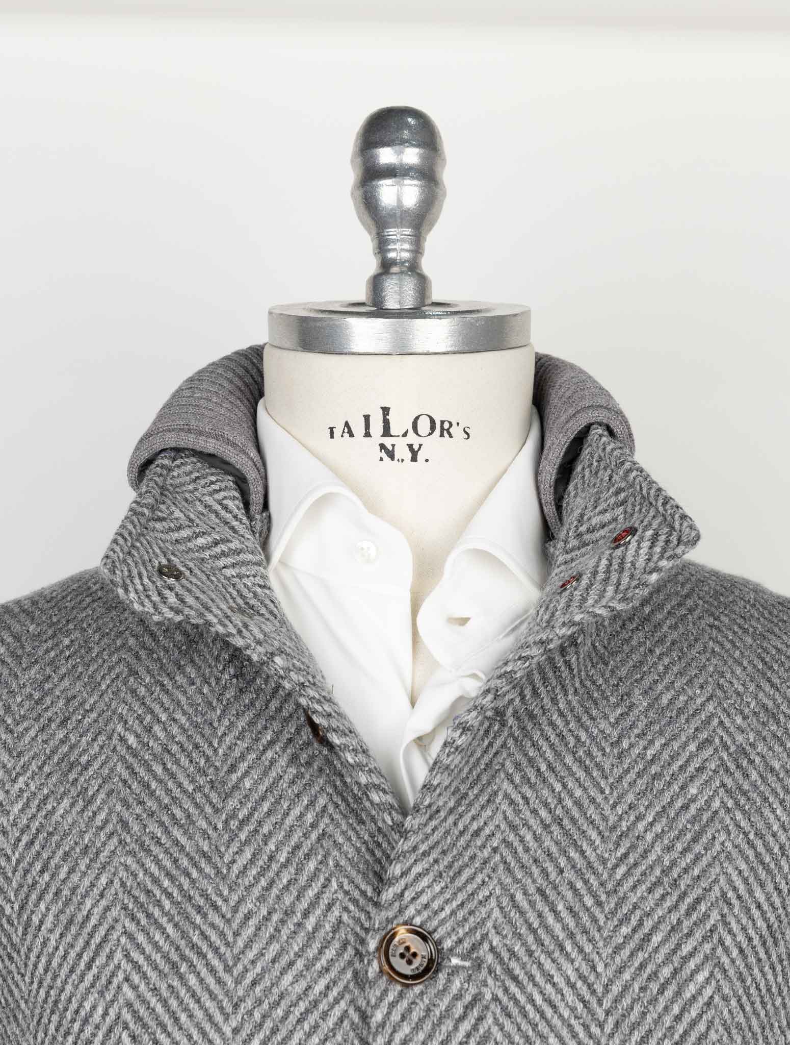 Серое пальто Kired из шерсти альпаки