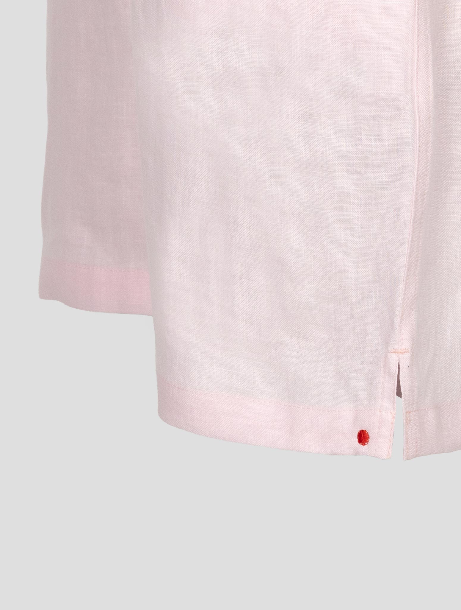 Розовые льняные короткие брюки Kiton