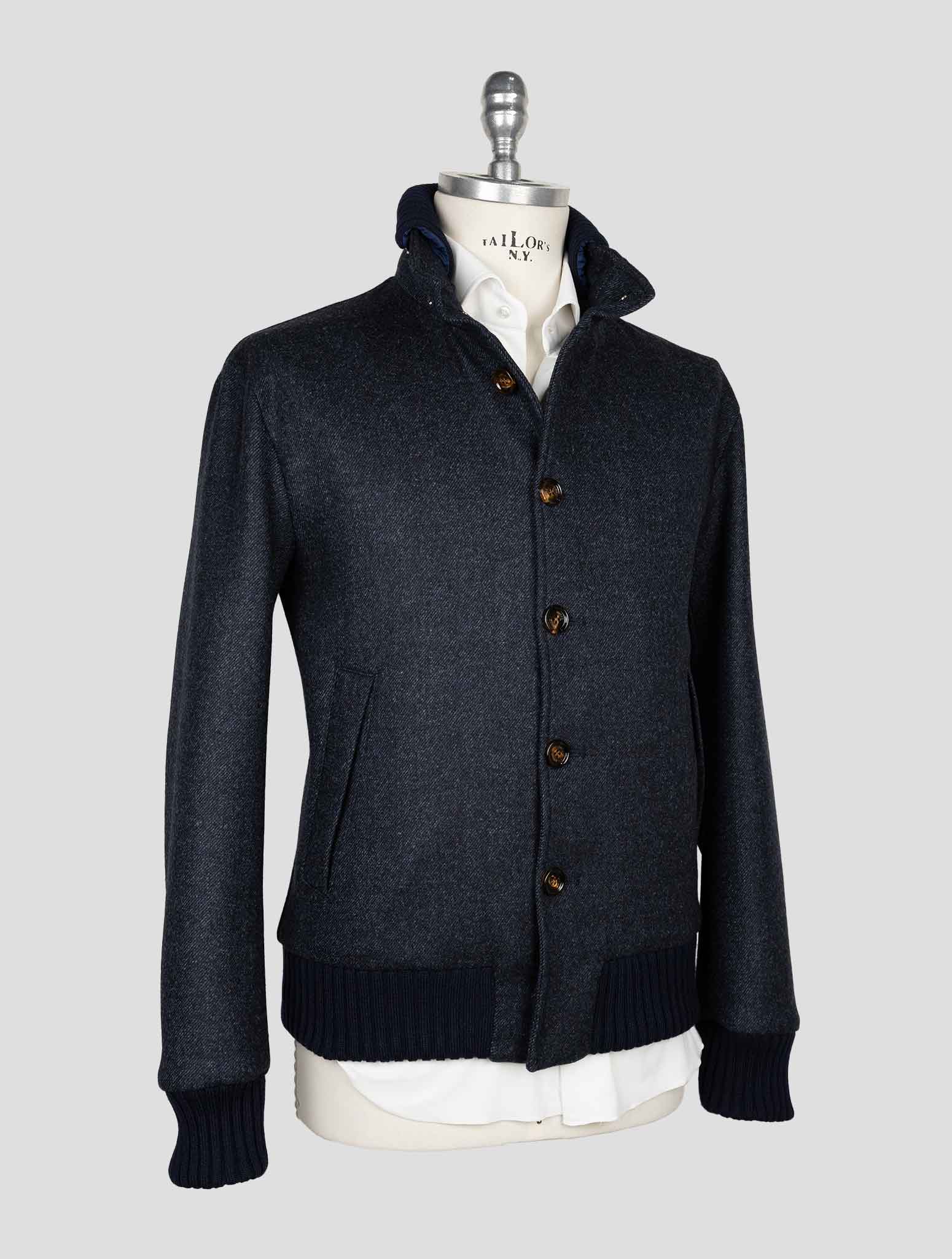 Темно-серое пальто Kired из натуральной шерсти