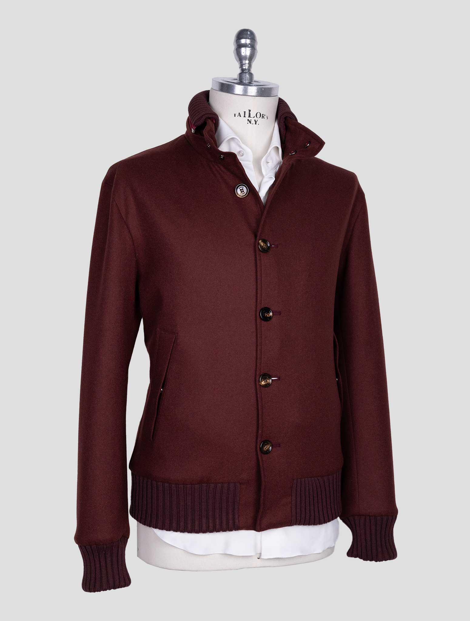 Бордовое кашемировое пальто Kired Pa Ea