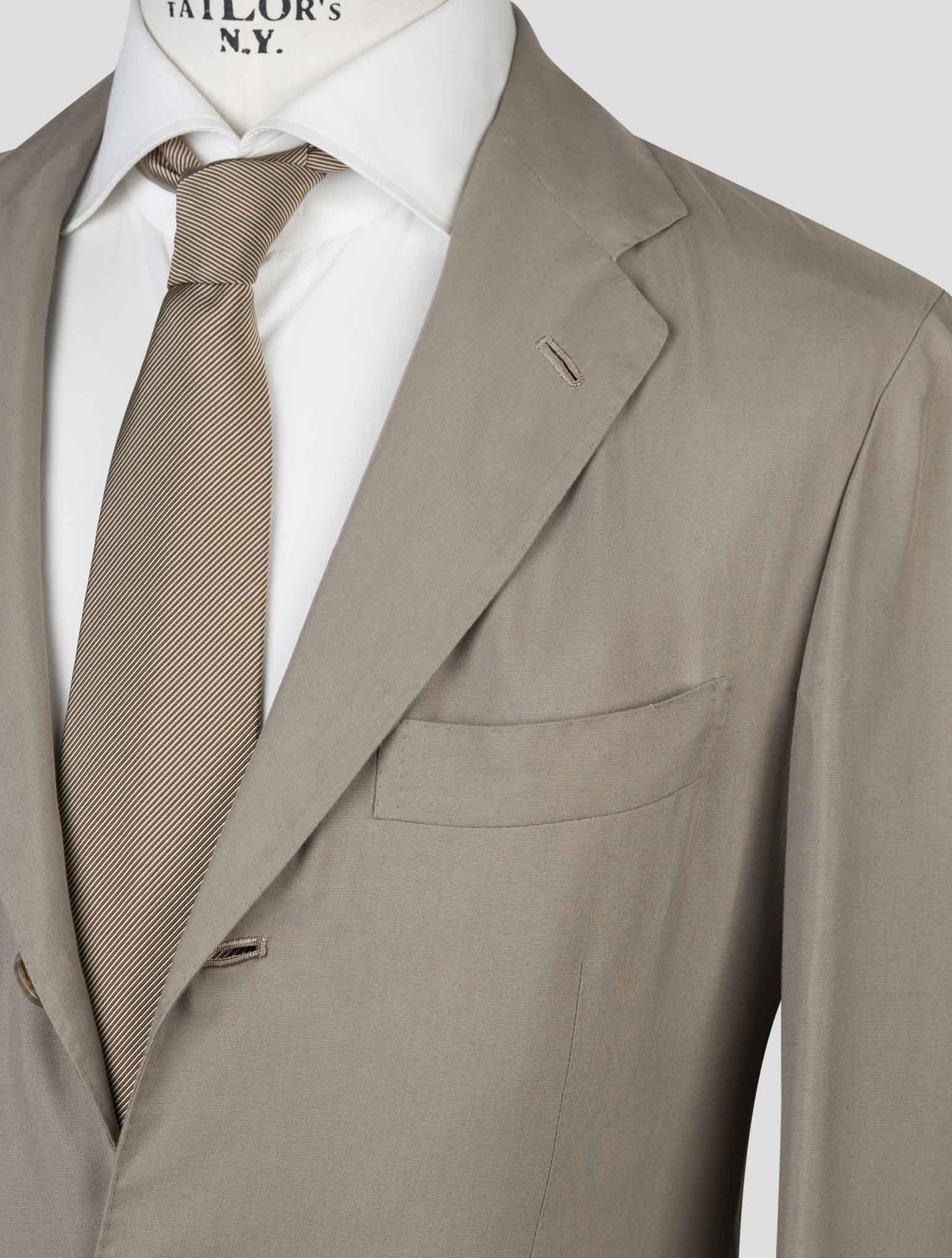 Костюм Kiton Taupe Lyocell из вискозы и шелка