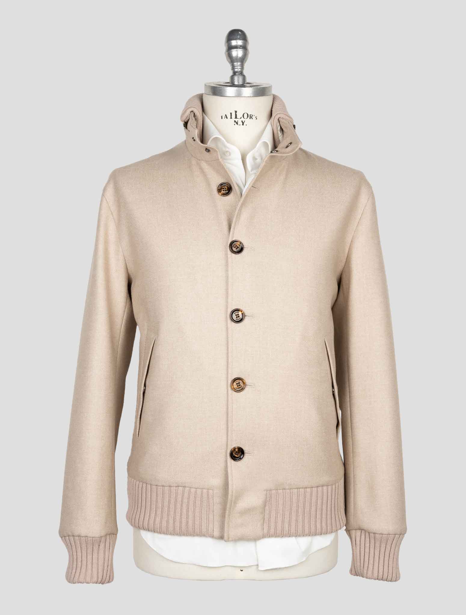 Бежевое шерстяное пальто Kired Pl