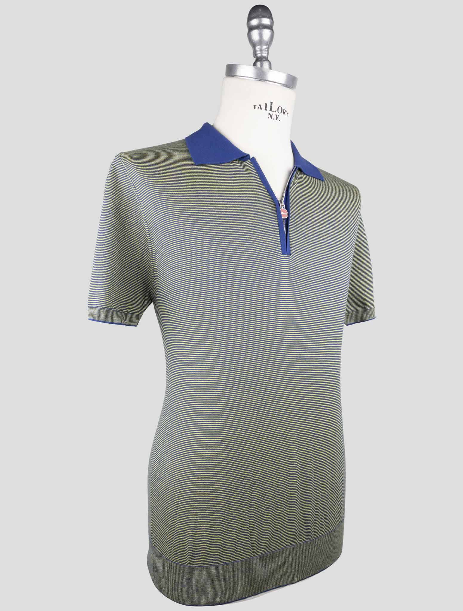 Хлопковая рубашка-поло Kiton Premium — разноцветная итальянская роскошь