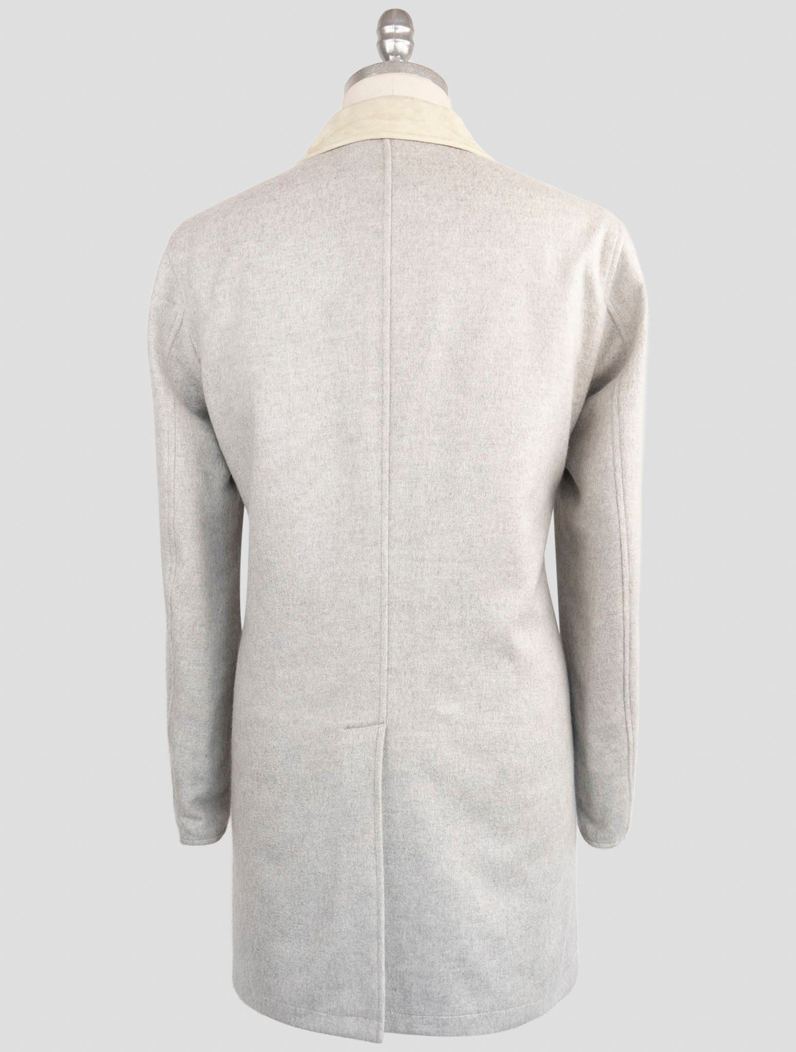 Двустороннее кашемировое пальто ручной работы Kiton - Бежево-серый, итальянский