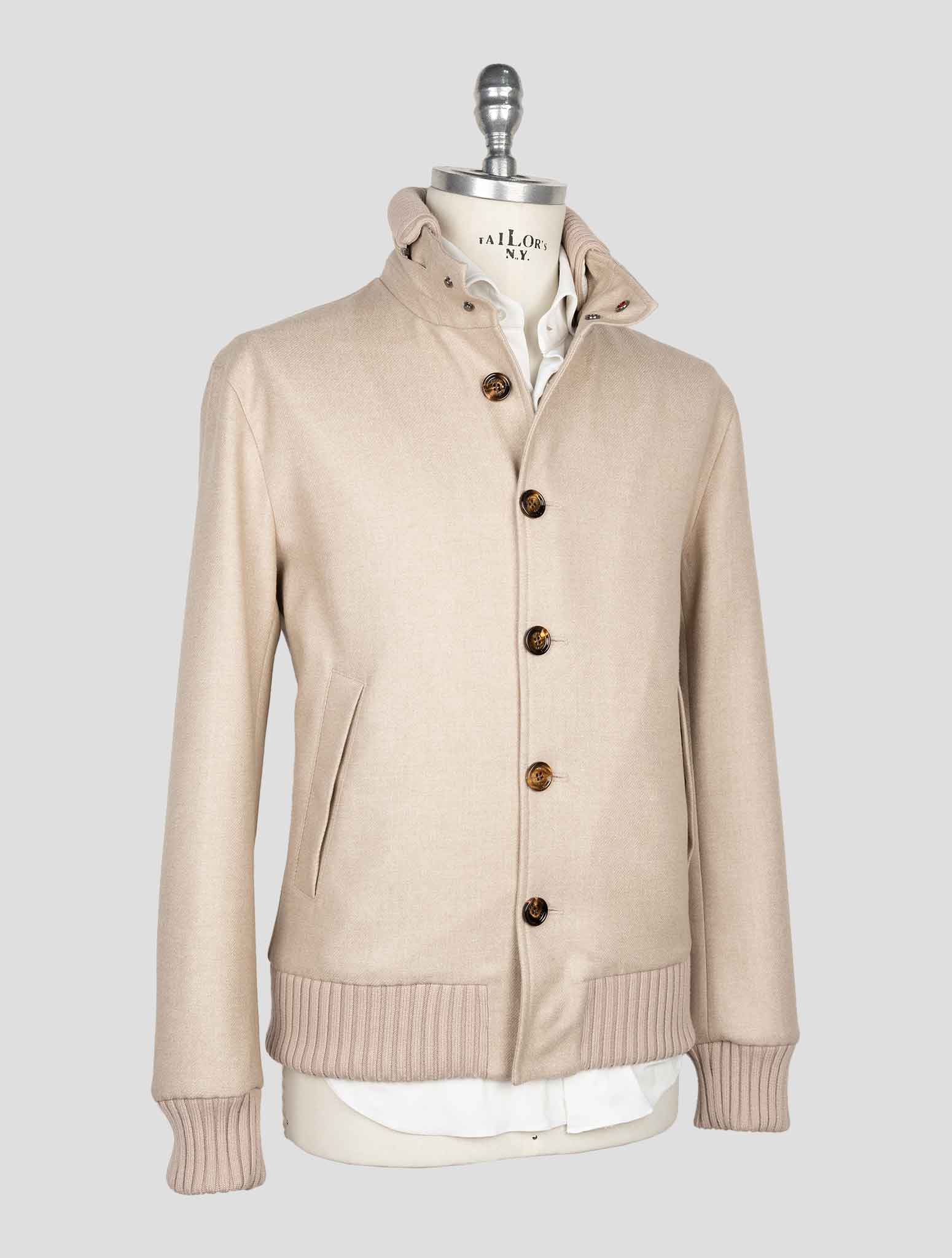 Бежевое шерстяное пальто Kired Pl