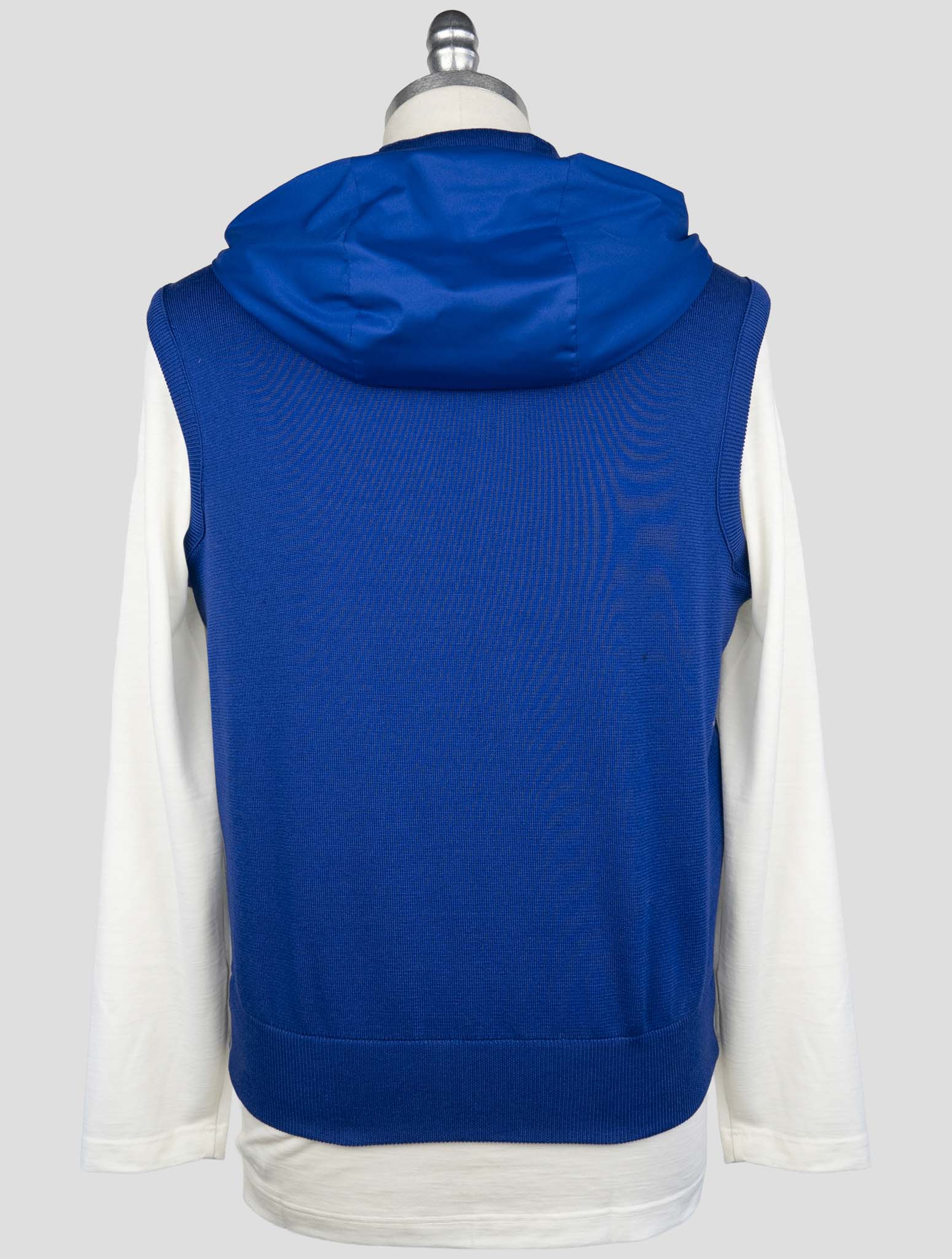 Синий жилет Kiton Pl