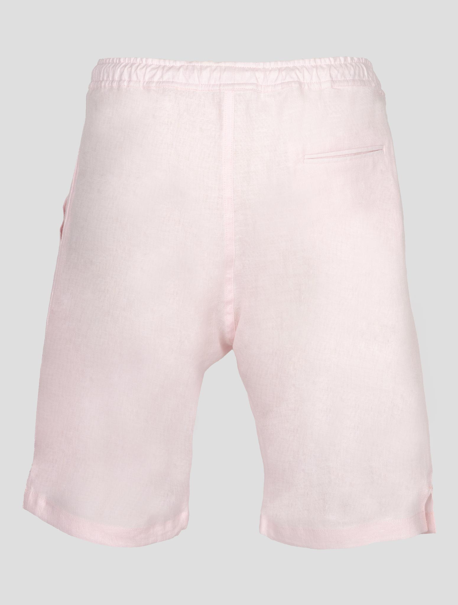 Розовые льняные короткие брюки Kiton