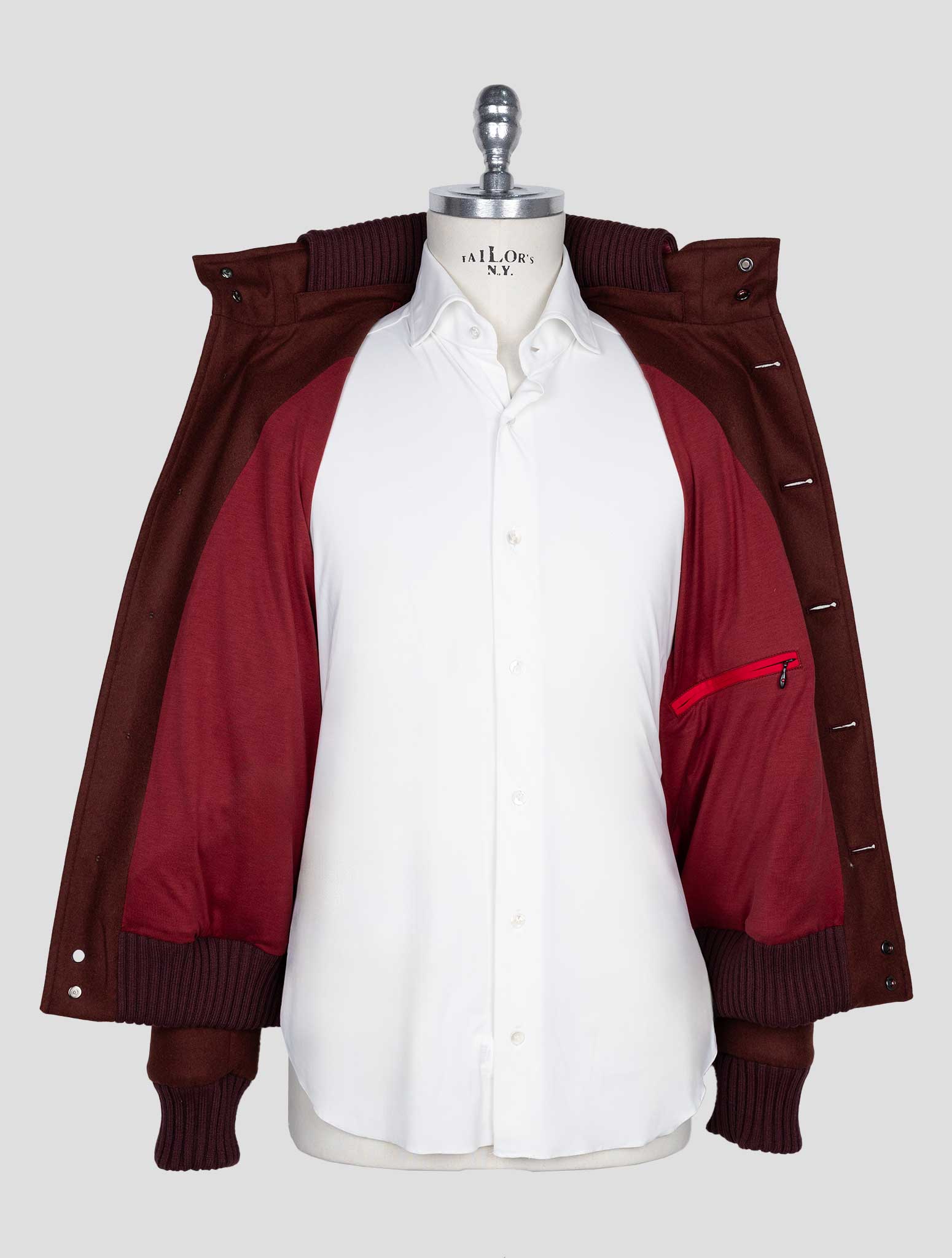 Бордовое кашемировое пальто Kired Pa Ea