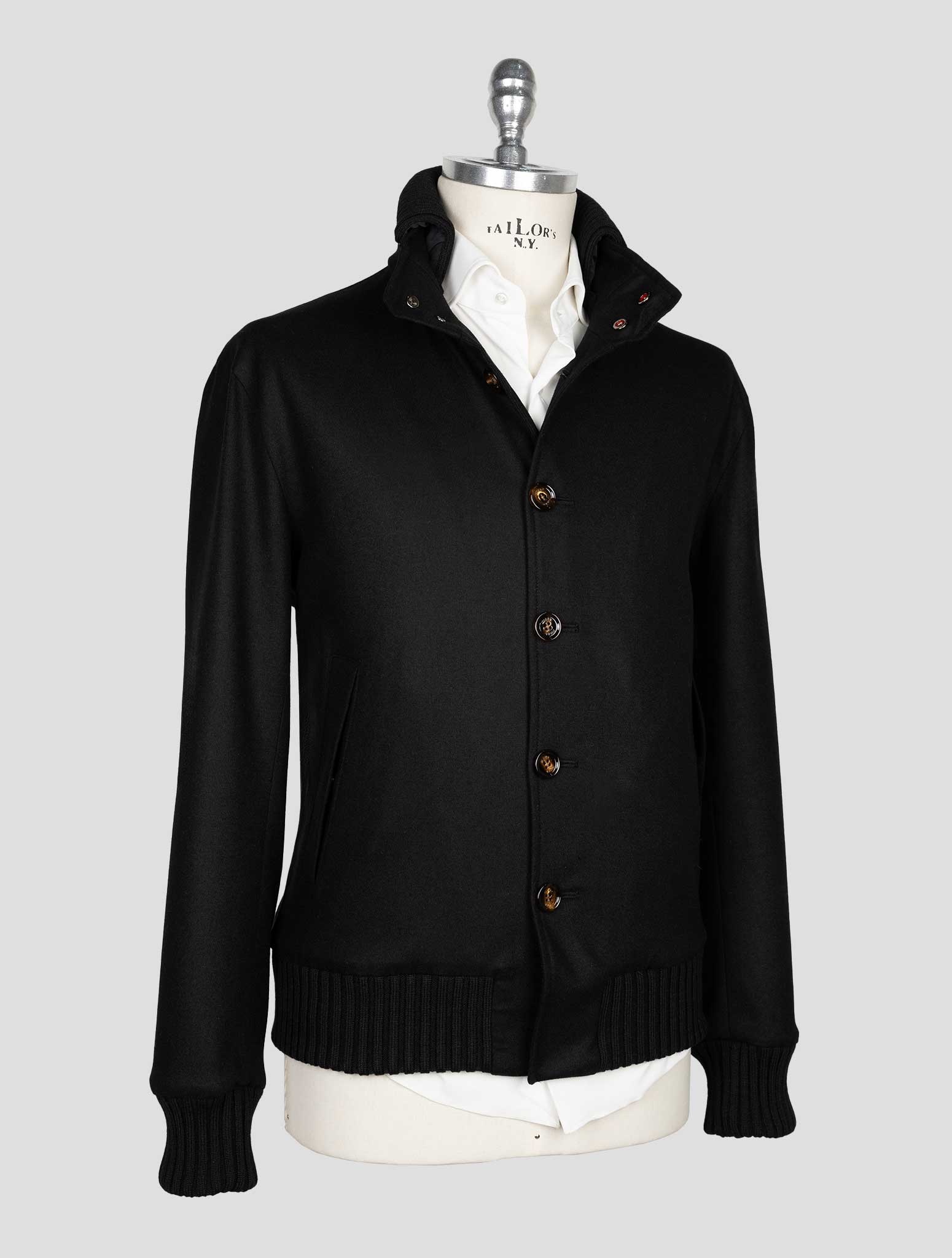 Черное кашемировое пальто Kired Pa Ea