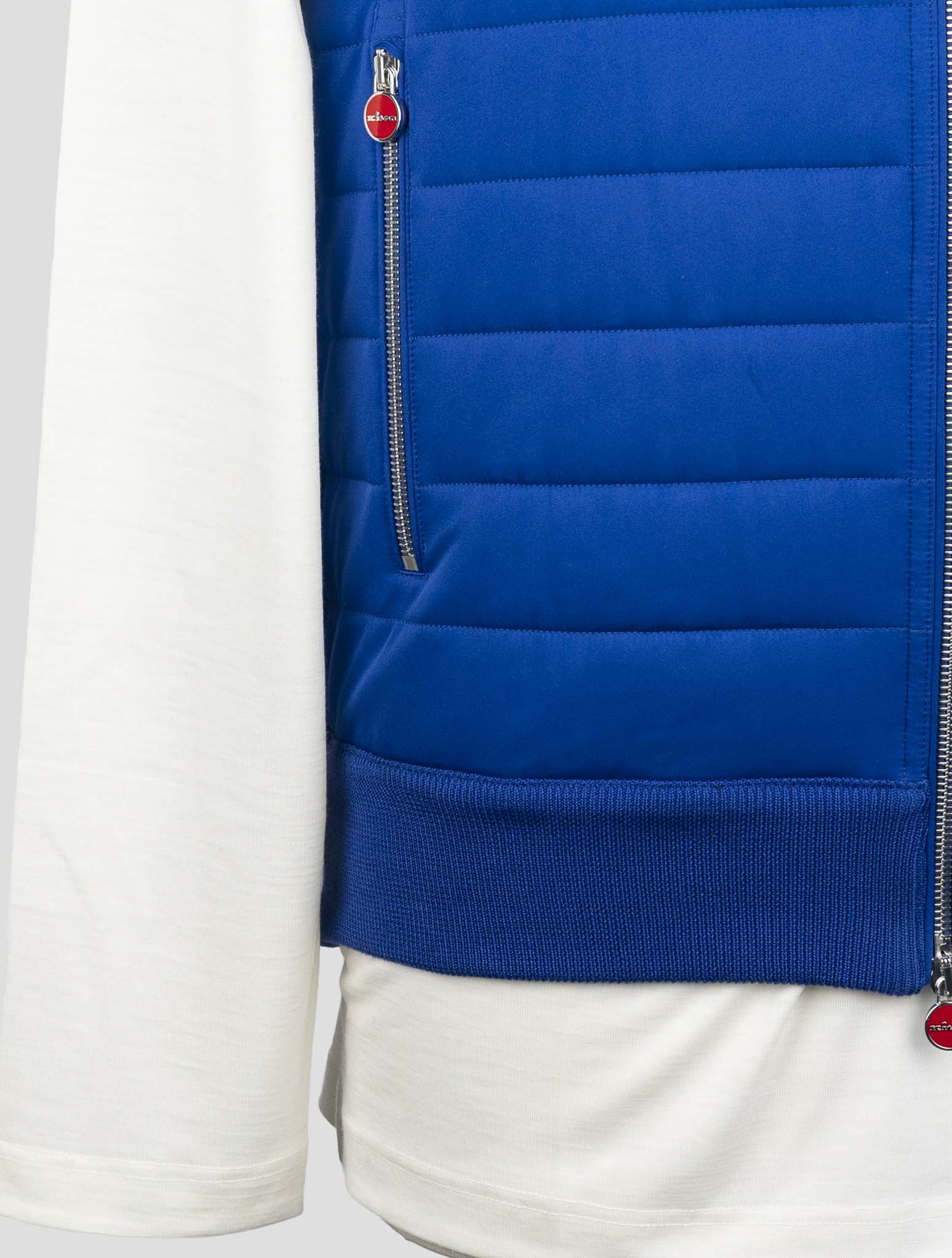 Синий жилет Kiton Pl