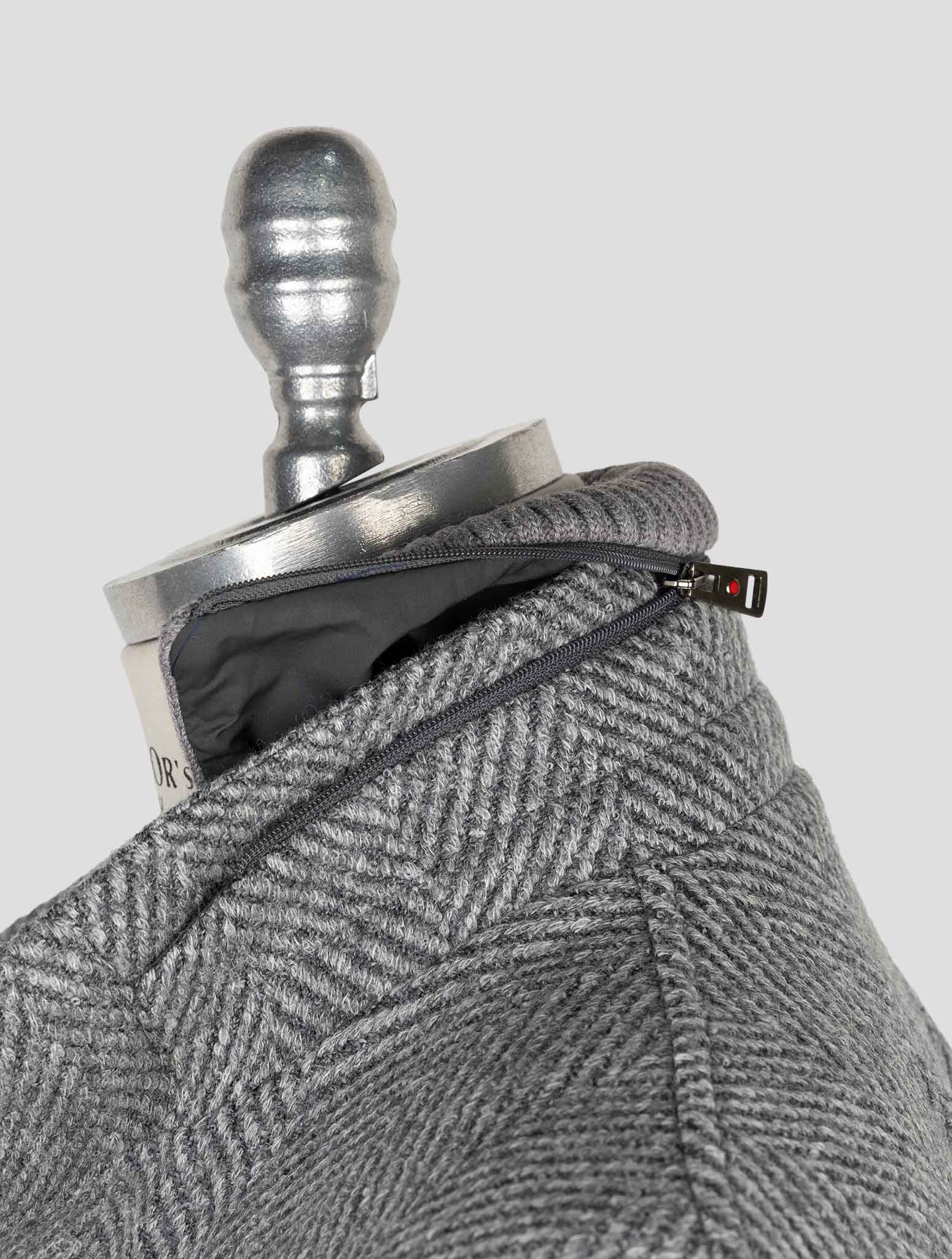 Серое пальто Kired из шерсти альпаки