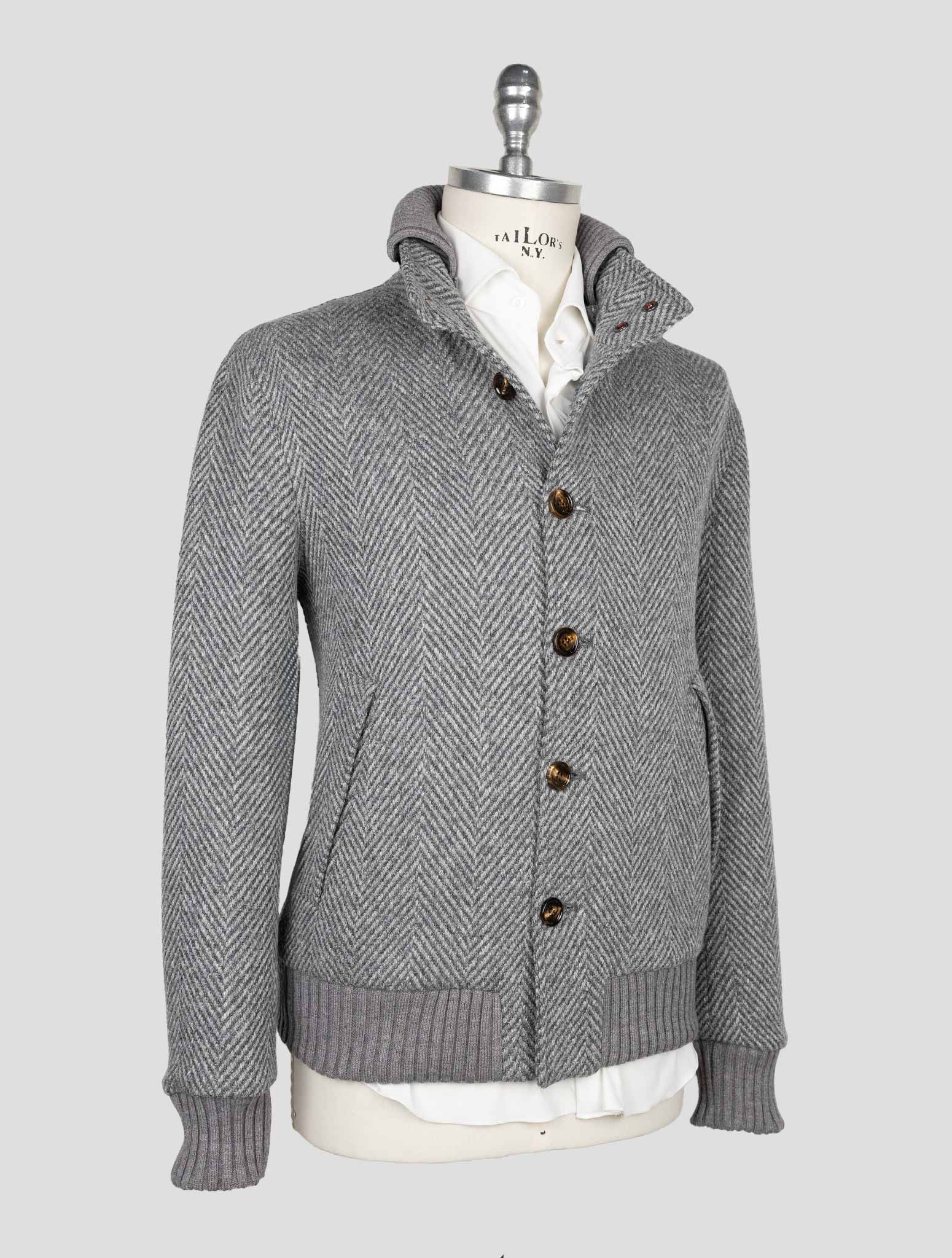 Серое пальто Kired из шерсти альпаки