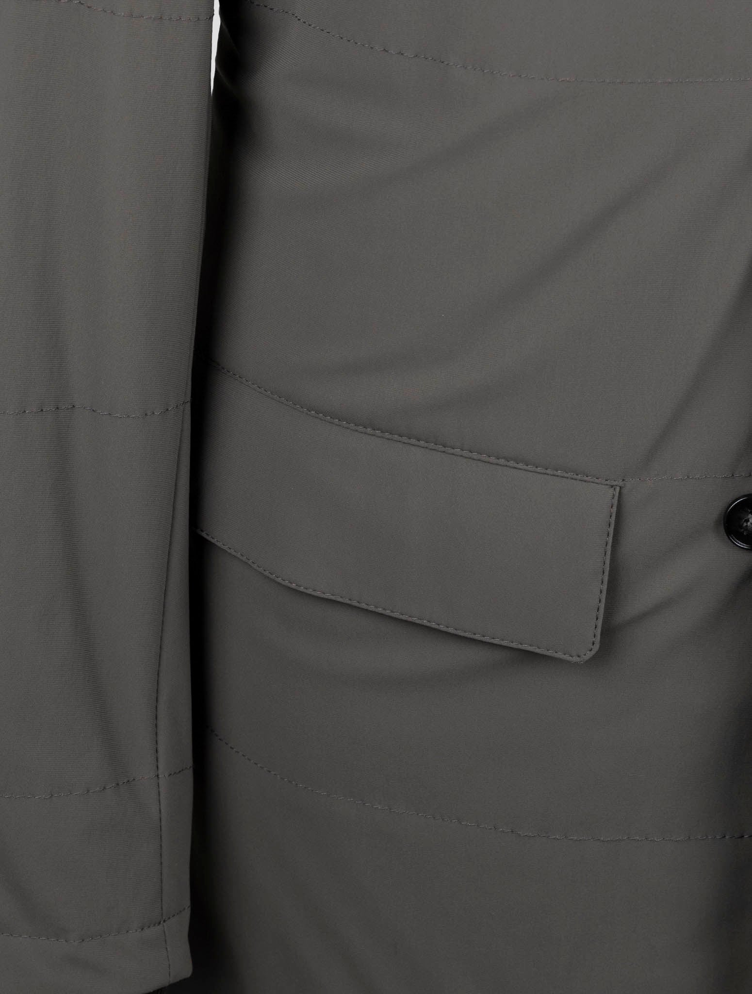 Kiton Коричневое пальто из полиэстера и эластана - итальянское роскошное мужское пальто