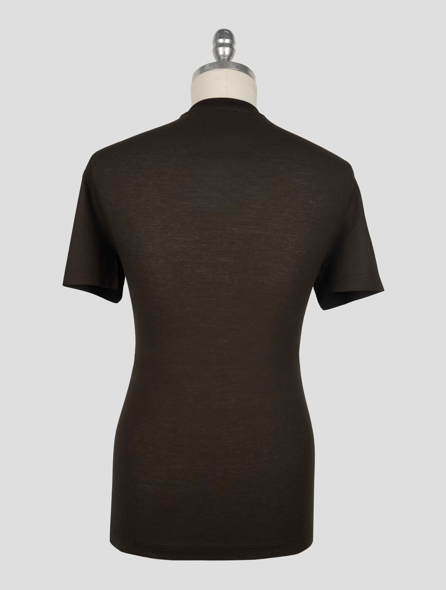 Темно-коричневая хлопковая футболка Kired