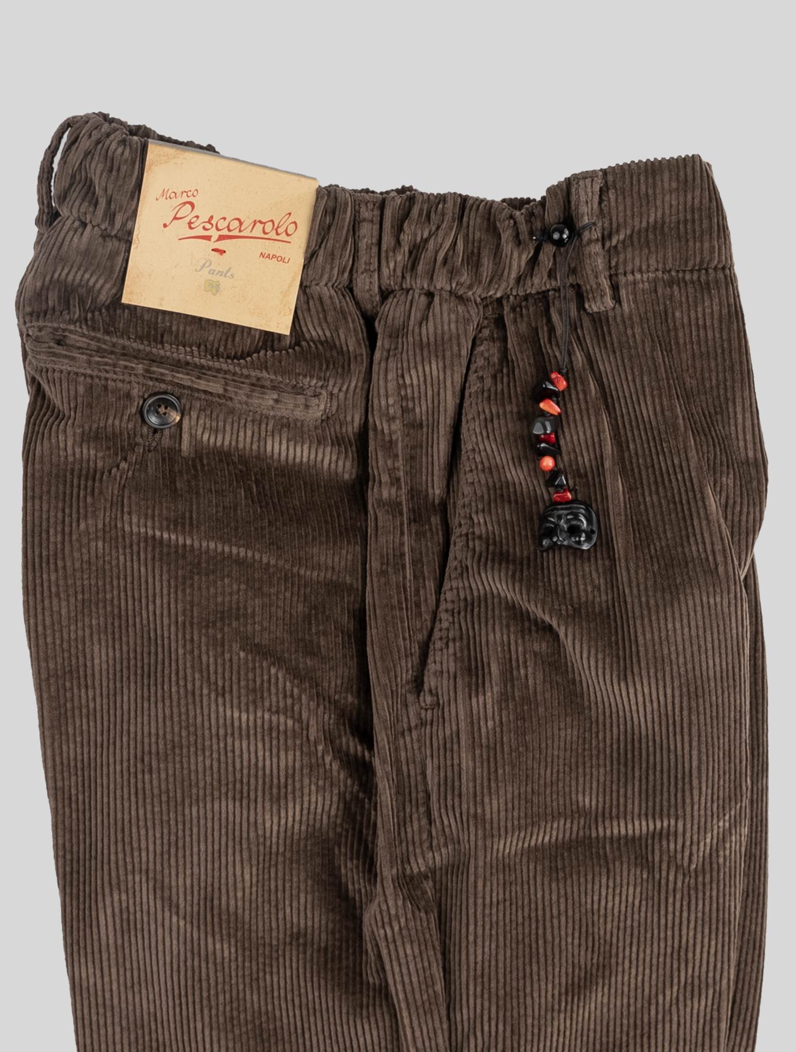 Marco Pescarolo Коричневые хлопковые бархатные брюки Ea