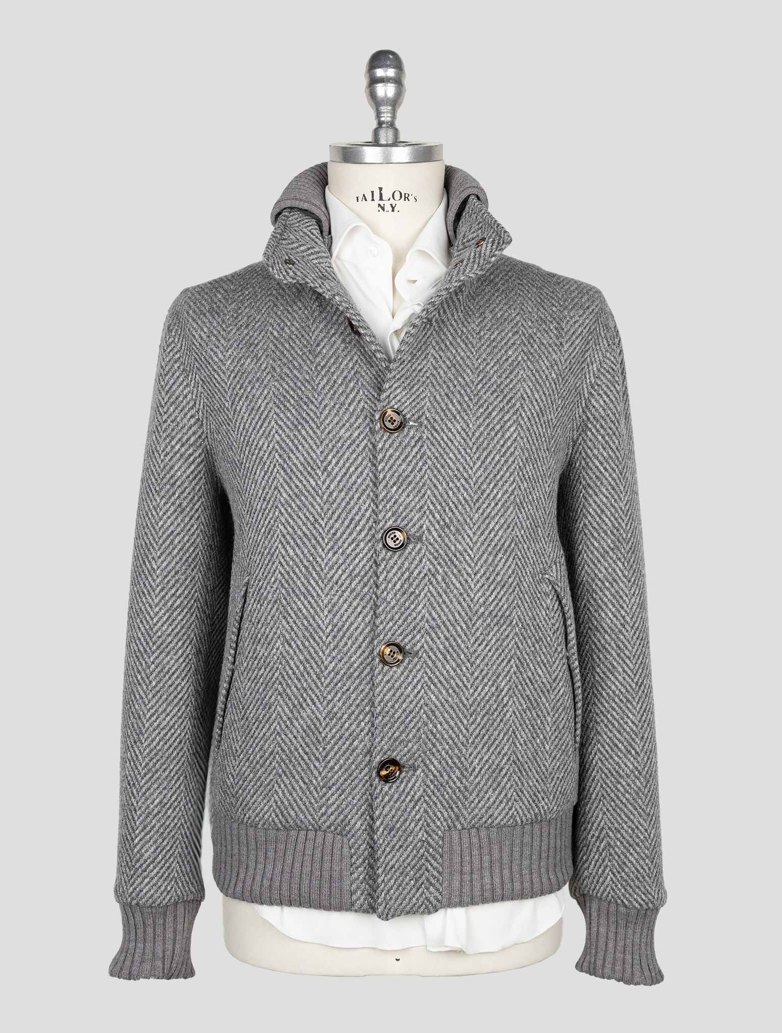 Серое пальто Kired из шерсти альпаки